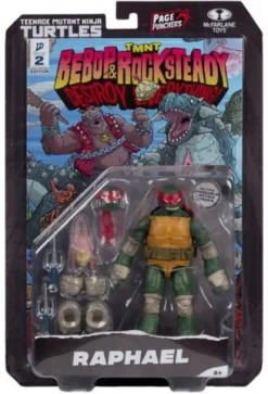 Las Tortugas Ninja Page Punchers Figura Raphael 13 cm