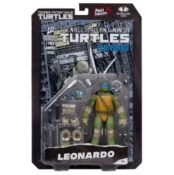 Las Tortugas Ninja Page Punchers Figura Leonardo 13 cm