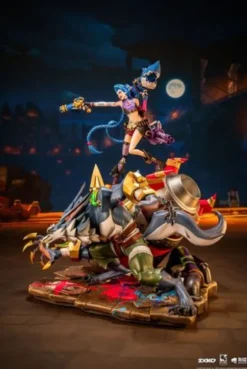 League of Legends Estatua 1/10 2XKO Jinx & Warwick Diorama 37 cm