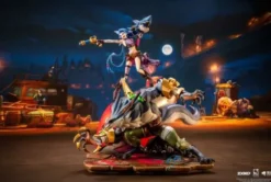 League of Legends Estatua 1/10 2XKO Jinx & Warwick Diorama 37 cm