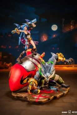 League of Legends Estatua 1/10 2XKO Jinx & Warwick Diorama 37 cm