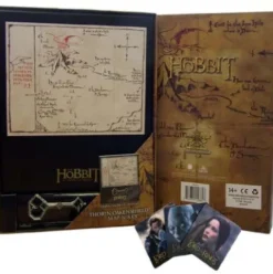 Llave de Erebor con Mapa El Hobbit: Un Viaje Inesperado