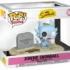 Los Simpson Figura POP! Deluxe Vinyl Zombie Snowball 9 cm