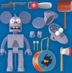 Los Simpson Figura Ultimates Robot Itchy 18 cm