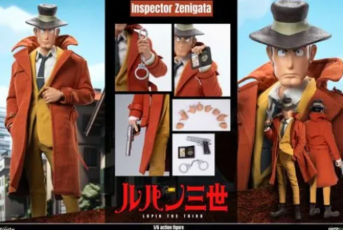 Lupin The 3rd The Italian Adventure Inspector Koichi Zenigata 1/6 Action Figure Standard Edition