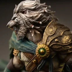 Magic The Gathering Estatua 1/10 Art Scale Ajani Goldmane 26 cm