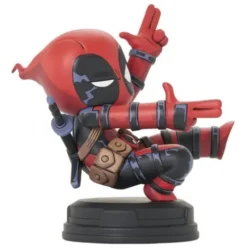 Marvel Animated Estatua Deadpool (Finger Guns) 8 cm