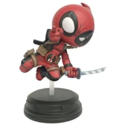 Marvel Animated Estatua Deadpool (Jumping) 18 cm