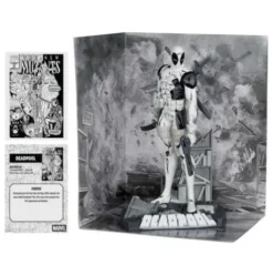 Marvel Collection Estatua PVC 1/10 Deadpool (The New Mutants #98) (Line Art) (Gold Label) 17 cm