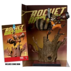 Marvel Collection Estatua PVC 1/6 Rocket Racoon (Rocket Racoon: A Chasing Tale #1) 18 cm