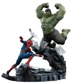 Marvel Comics Estatua 1/10 Art Scale Spider-Man vs Hulk 38 cm