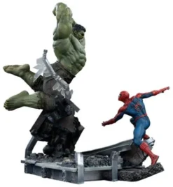 Marvel Comics Estatua 1/10 Art Scale Spider-Man vs Hulk 38 cm