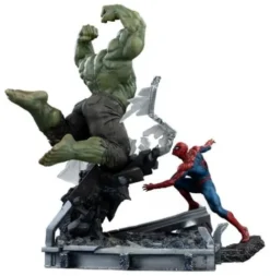 Marvel Comics Estatua 1/10 Art Scale Spider-Man vs Hulk 38 cm