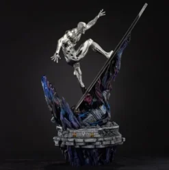 Marvel Comics Estatua Infinity Gauntlet Diorama 1/10 Art Scale Silver Surfer Deluxe 36 cm