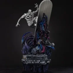Marvel Comics Estatua Infinity Gauntlet Diorama 1/10 Art Scale Silver Surfer Deluxe 36 cm