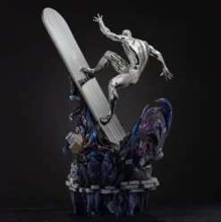 Marvel Comics Estatua Infinity Gauntlet Diorama 1/10 Art Scale Silver Surfer Deluxe 36 cm