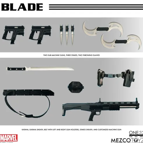 Marvel Comics One:12 Collective Figura 1/12 Blade 17 cm