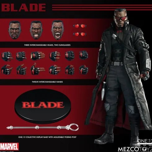 Marvel Comics One:12 Collective Figura 1/12 Blade 17 cm