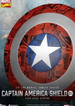 Marvel Comics PVC Captain America Escudo Life Size Statue 64 cm