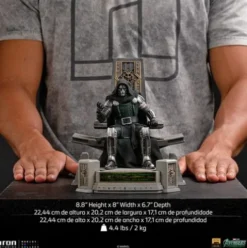 Marvel Doctor Doom on Throne Avengers Doomsday Statue