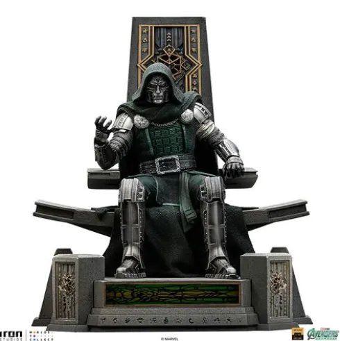 Marvel Doctor Doom on Throne Avengers Doomsday Statue