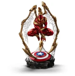 Marvel Estatua Art Scale Deluxe 1/10 Spider-man Iron Armor Comics (CCXP Exclusive 2024) 24 cm