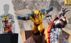 Marvel Estatua Fastball Special: Colossus and Wolverine Statue 46 cm