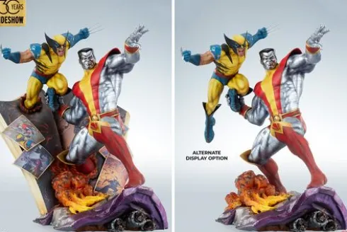 Marvel Estatua Fastball Special: Colossus and Wolverine Statue 46 cm
