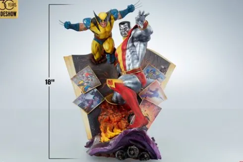 Marvel Estatua Fastball Special: Colossus and Wolverine Statue 46 cm