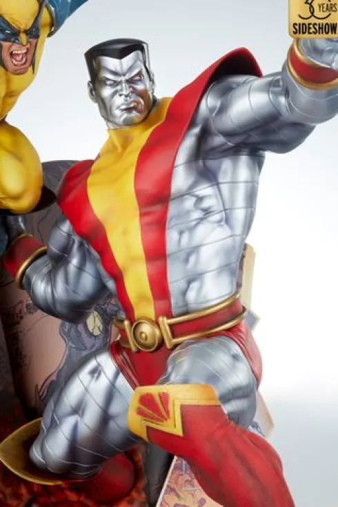 Marvel Estatua Fastball Special: Colossus and Wolverine Statue 46 cm