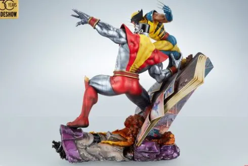Marvel Estatua Fastball Special: Colossus and Wolverine Statue 46 cm