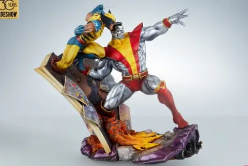Marvel Estatua Fastball Special: Colossus and Wolverine Statue 46 cm