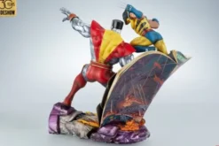 Marvel Estatua Fastball Special: Colossus and Wolverine Statue 46 cm