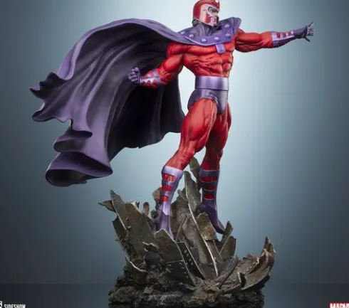 Marvel Estatua Magneto: Master of Magnetism Sideshow Premium Format