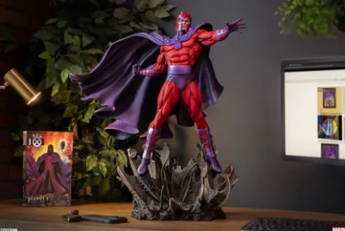Marvel Estatua Magneto: Master of Magnetism Sideshow Premium Format