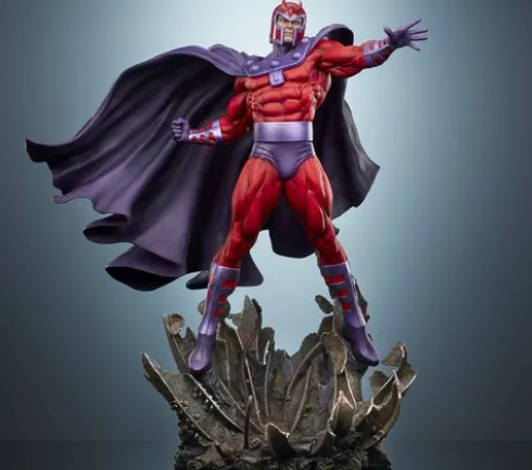 Marvel Estatua Magneto: Master of Magnetism Sideshow Premium Format