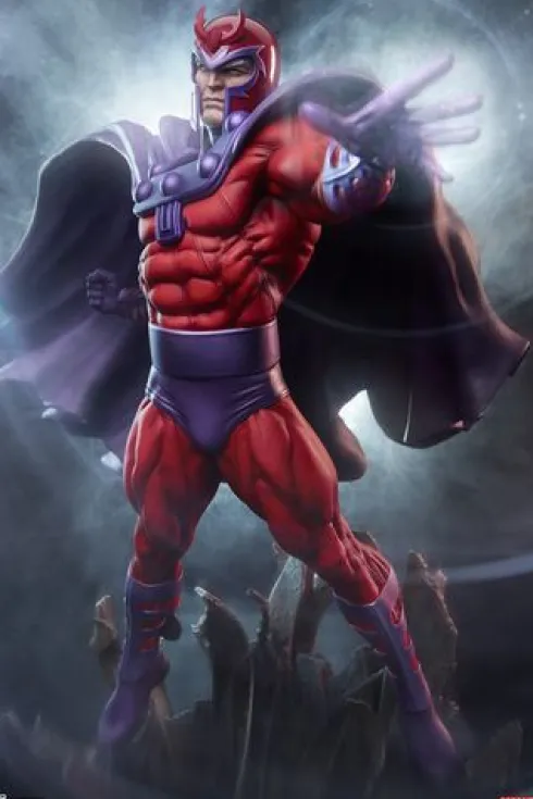 Marvel Estatua Magneto: Master of Magnetism Sideshow Premium Format