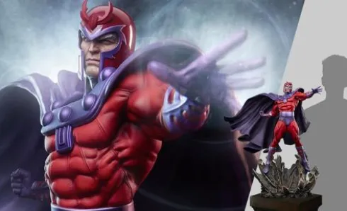Marvel Estatua Magneto: Master of Magnetism Sideshow Premium Format