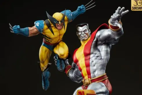 Marvel Estatua Premium Format Fastball Special: Colossus and Wolverine 61 cm