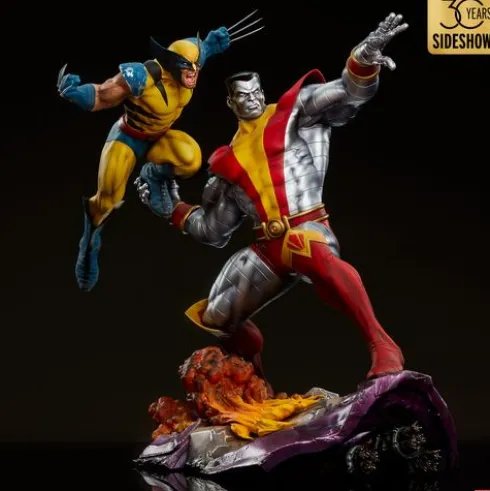 Marvel Estatua Premium Format Fastball Special: Colossus and Wolverine 61 cm