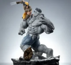 Marvel Estatua Premium Format Grey Hulk vs Wolverine