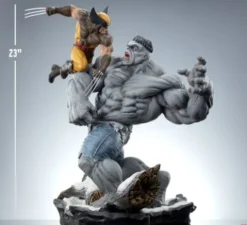 Marvel Estatua Premium Format Grey Hulk vs Wolverine