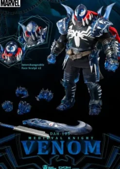Marvel Figura Dynamic 8ction Heroes 1/9 Medieval Knight Venom 23 cm