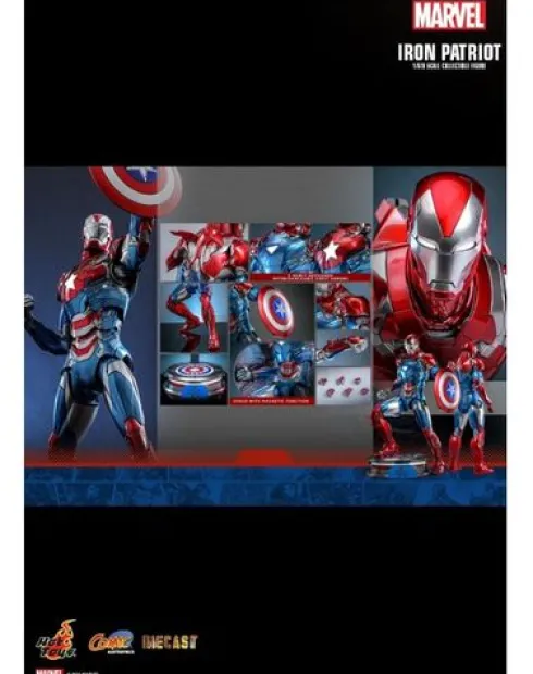 Marvel Figura Masterpiece 1/6 Iron Patriot Exclusive