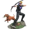 Marvel Gallery Comic Estatua Diorama Hawkeye y Perro 23 cm