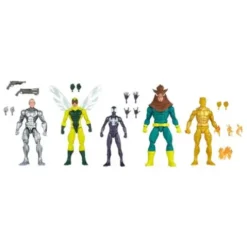 Marvel Legends Pack de 5 Figuras Spider-Man, Silvermane, Human Fly, Molten Man and Razorback