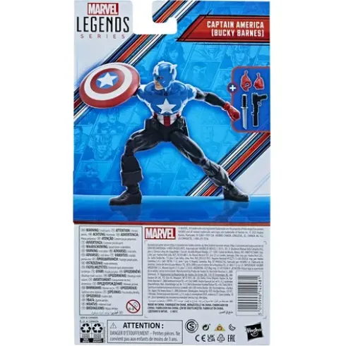 Marvel Legends Series Captain America Bucky Barnes Avengers 60th Anniversary