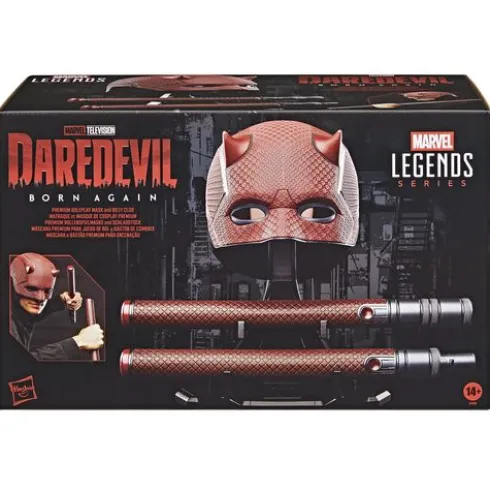 Marvel Legends Series Daredevil: Born Again Premium Roleplay Mask and Billy Club
