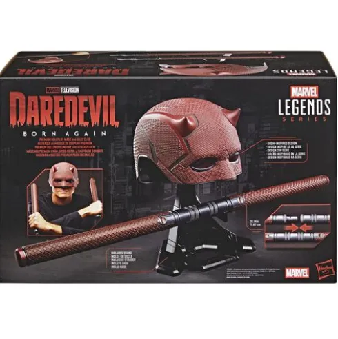 Marvel Legends Series Daredevil: Born Again Premium Roleplay Mask and Billy Club