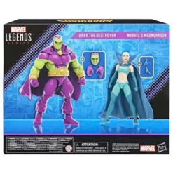 Marvel Legends Series Drax the Destroyer and Marvel’s Moondragon